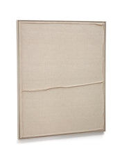 Load image into Gallery viewer, Maha white wall hanging with horizontal line 82 x 102 cm - image 2