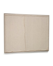 Load image into Gallery viewer, Maha white wall hanging with horizontal line 82 x 102 cm - image 4