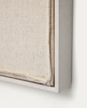 Load image into Gallery viewer, Maha white wall hanging with horizontal line 82 x 102 cm - image 8
