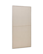 Load image into Gallery viewer, Maha white wall hanging with horizontal line 110 x 220 cm - image 2