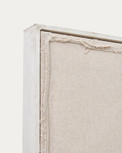 Load image into Gallery viewer, Maha white wall hanging with horizontal line 110 x 220 cm - image 5