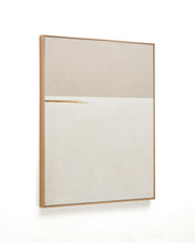 Load image into Gallery viewer, Salin abstract painting with a horizontal linen stripe 80 x 100 cm - image 2