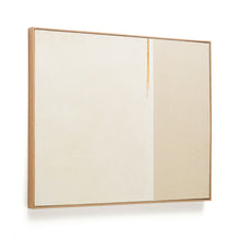 Load image into Gallery viewer, Salin abstract painting with a horizontal linen stripe 80 x 100 cm - image 3