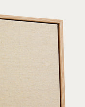 Load image into Gallery viewer, Salin abstract painting with a horizontal linen stripe 80 x 100 cm - image 6