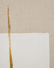 Load image into Gallery viewer, Salin abstract painting with a vertical beige linen stripe 80 x 100 cm - image 5