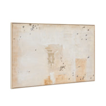 Load image into Gallery viewer, Silpa abstract painting dark beige 200 x 120 cm
