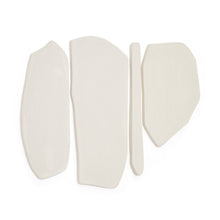 Load image into Gallery viewer, Siluna set of 4 wall panels in white papier-mâché