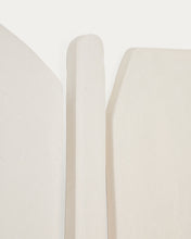Load image into Gallery viewer, Siluna set of 4 wall panels in white papier-mâché - image 6