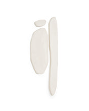 Load image into Gallery viewer, Siluna set of 3 elongated wall panels in white papier-mâché - image 2