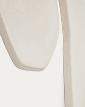 Load image into Gallery viewer, Siluna set of 3 elongated wall panels in white papier-mâché - image 6