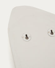 Load image into Gallery viewer, Siluna set of 3 elongated wall panels in white papier-mâché - image 7