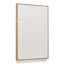 Load image into Gallery viewer, Sefri picture with straight geometric shapes in white 60 x 90 cm