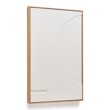 Load image into Gallery viewer, Sefri picture with circular geometric shapes in white 60 x 90 cm