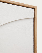 Load image into Gallery viewer, Sefri picture with circular geometric shapes in white 60 x 90 cm - image 4