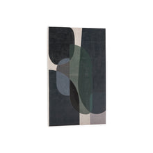 Load image into Gallery viewer, Nemsa blue and green abstract canvas, 90 x 60 cm
