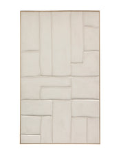 Load image into Gallery viewer, Klis white linen picture with geometric shapes, 120 x 200 cm - image 2