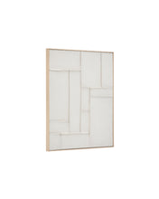 Load image into Gallery viewer, Klis white linen picture with geometric shapes, 80 x 100 cm - image 6