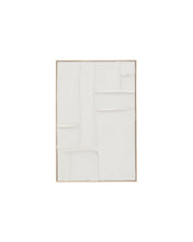 Load image into Gallery viewer, Klis white linen picture with geometric shapes, 60 x 90 cm - image 2