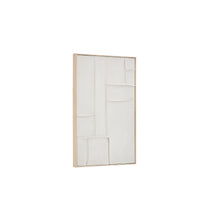Load image into Gallery viewer, Klis white linen picture with geometric shapes, 60 x 90 cm - image 5