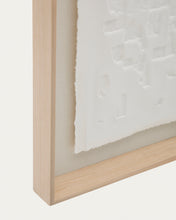 Load image into Gallery viewer, Annia white, papier mâché picture, 90 x 70 cm - image 13