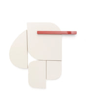 Load image into Gallery viewer, Danei white and red wall panel, 65 x 60 cm