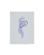 Load image into Gallery viewer, Inca blue and white paper print, 29.8 x 39.8 cm - image 2