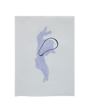 Load image into Gallery viewer, Inca blue and white paper print, 42 x 56 cm - image 2
