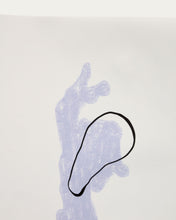 Load image into Gallery viewer, Inca blue and white paper print, 42 x 56 cm - image 3