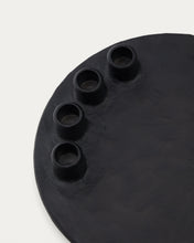 Load image into Gallery viewer, Nuvro black aluminium candle holder - image 3
