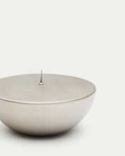 Load image into Gallery viewer, Quira small candle holder in silver-plated stainless steel - image 4