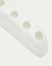 Load image into Gallery viewer, Signe large, white marble candlestick, 10 cm - image 3