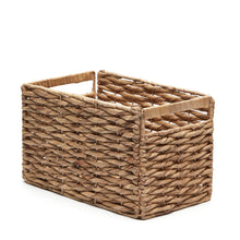 Load image into Gallery viewer, Words basket made from natural fibres with a natural finish
