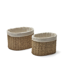 Load image into Gallery viewer, Tossa set of 2 medium natural fiber baskets
