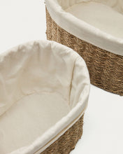 Load image into Gallery viewer, Tossa set of 2 medium natural fiber baskets - image 6
