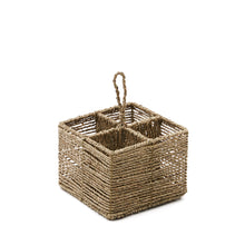 Load image into Gallery viewer, Tossa natural fiber cutlery basket - image 2