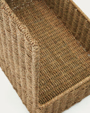 Load image into Gallery viewer, Tossa set of 2 natural fiber baskets with lids, 55 x 36 cm / 60 x 40 cm - image 7