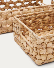 Load image into Gallery viewer, Set of 2 boxes made with natural fibres 27 x 20 cm / 36 x 27 cm - image 3