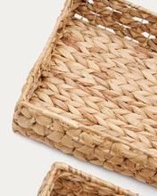 Load image into Gallery viewer, Set of 2 boxes made with natural fibres 27 x 20 cm / 36 x 27 cm - image 4
