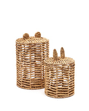 Load image into Gallery viewer, Venezia set of 2 natural fibre children's baskets 40cm / 50cm