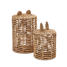 Load image into Gallery viewer, Venezia set of 2 natural fibre children's baskets 40cm / 50cm - image 2