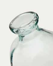 Load image into Gallery viewer, Brenna vase in 100% recycled transparent glass, 73 cm - image 4