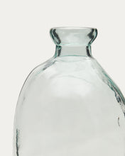 Load image into Gallery viewer, Brenna vase in 100% recycled transparent glass, 73 cm - image 5