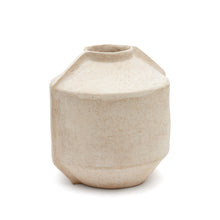 Load image into Gallery viewer, Meja beige papier-mâché vase 47 cm