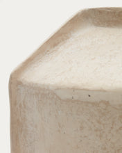 Load image into Gallery viewer, Meja beige papier-mâché vase 47 cm - image 6