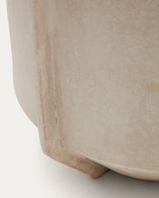 Load image into Gallery viewer, Meja beige papier-mâché vase 47 cm - image 7