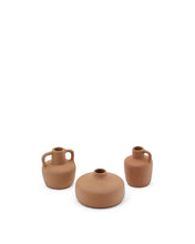 Load image into Gallery viewer, Sofra set of 3 terracotta vases, 6 cm / 7 cm / 10 cm - image 2