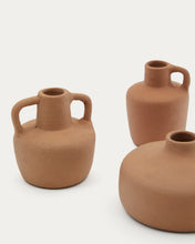 Load image into Gallery viewer, Sofra set of 3 terracotta vases, 6 cm / 7 cm / 10 cm - image 5