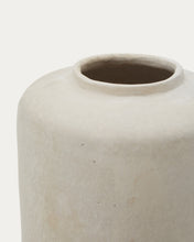 Load image into Gallery viewer, Serina papier mâché vase in white 34 cm - image 4