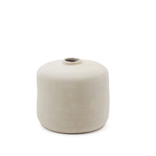 Load image into Gallery viewer, Serina papier mâché vase in white 36.5 cm