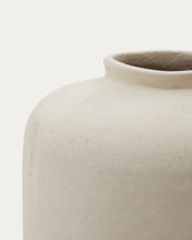Load image into Gallery viewer, Serina papier mâché vase in white 27 cm - image 5